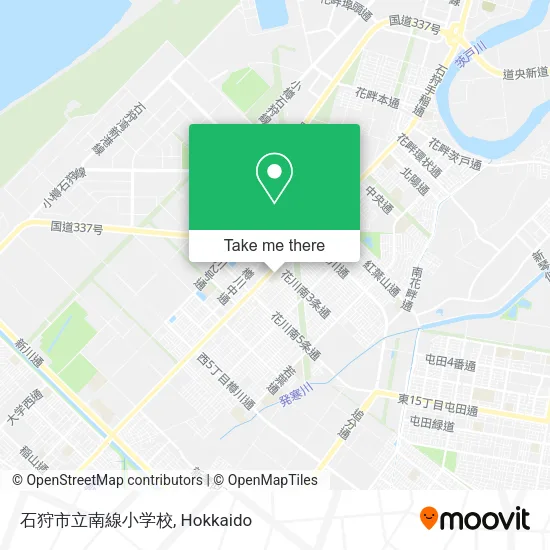 石狩市立南線小学校 map