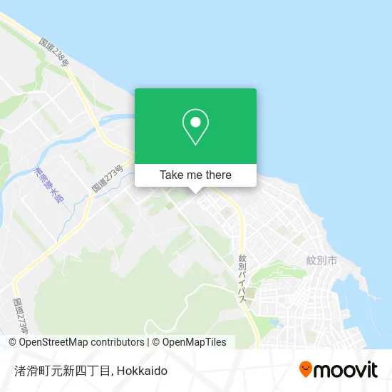 Shakotan Town Moto Shin 4th Chome map