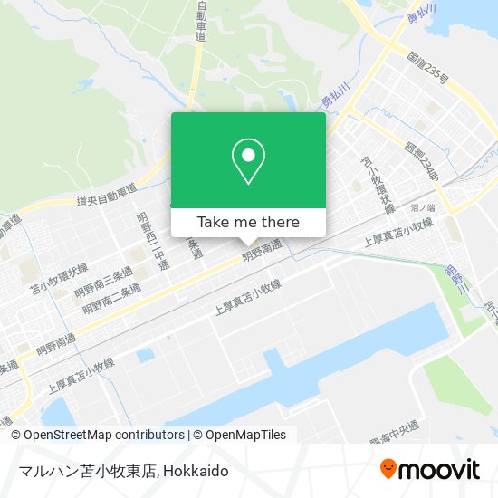 マルハン苫小牧東店 map