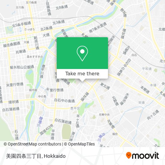 美園四条三丁目 map