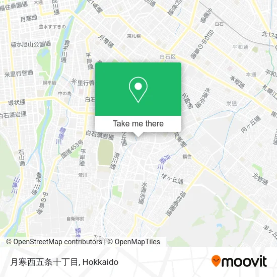 月寒西五条十丁目 map