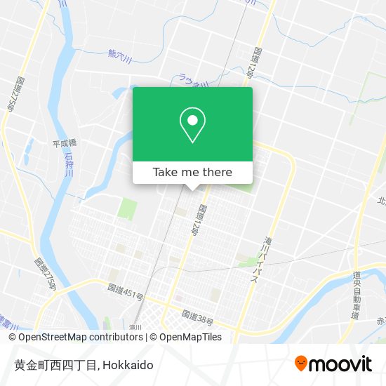 黄金町西四丁目 map
