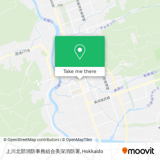 上川北部消防事務組合美深消防署 map