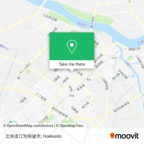 Hokkaido Ebetsu Health Center map