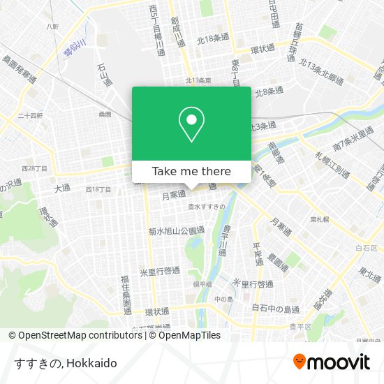 すすきの map