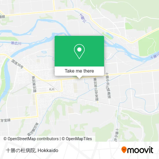 Tokachi No Mori Hospital map