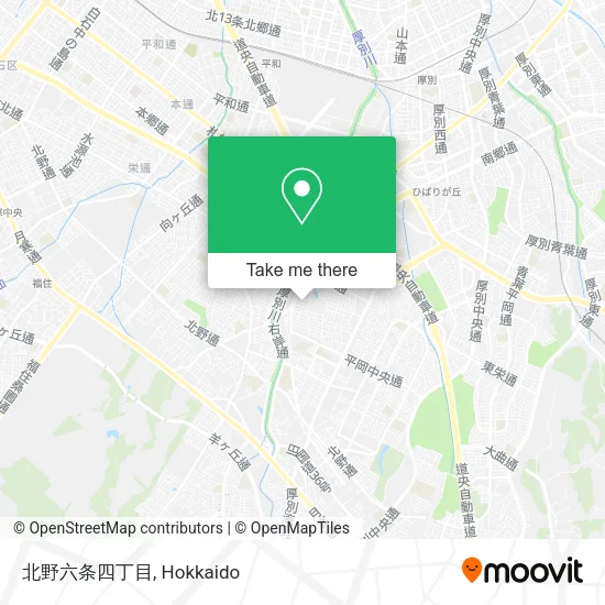 北野六条四丁目 map