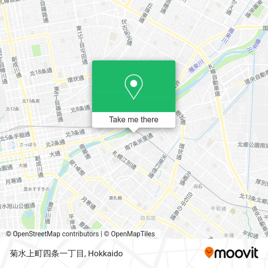 菊水上町四条一丁目 map