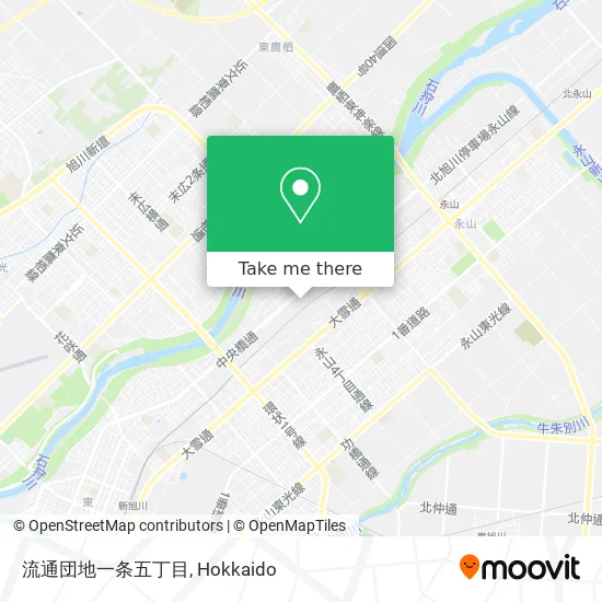 Distribution Complex 1st Street 5th Chome map