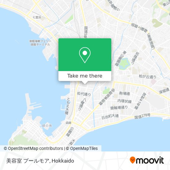 美容室 プールモア map