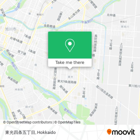 東光四条五丁目 map