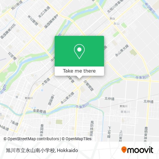 旭川市立永山南小学校 map