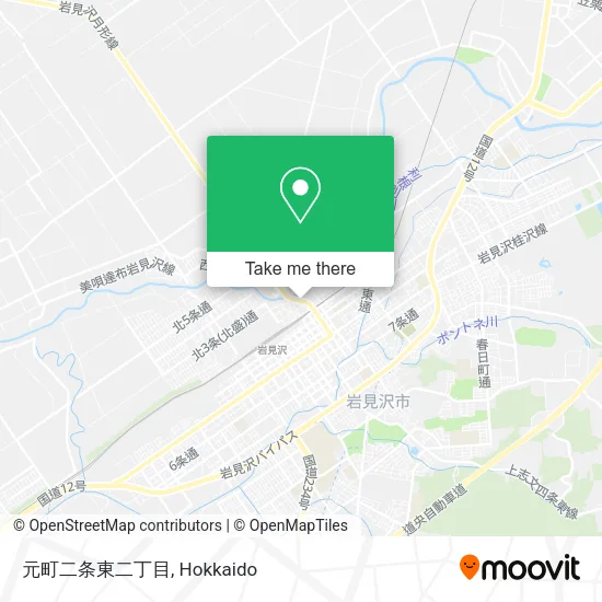元町二条東二丁目 map