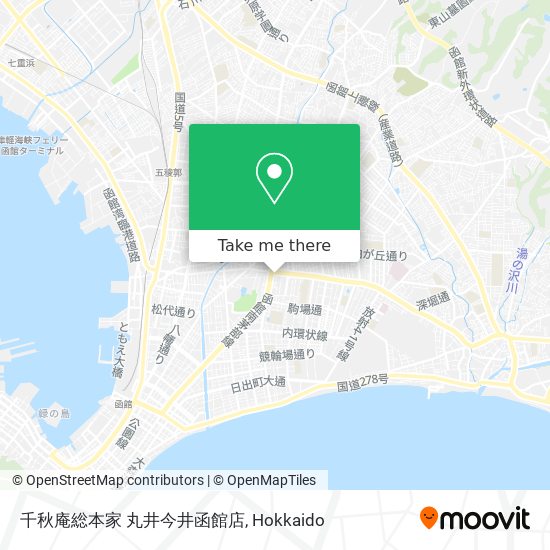 千秋庵総本家 丸井今井函館店 map
