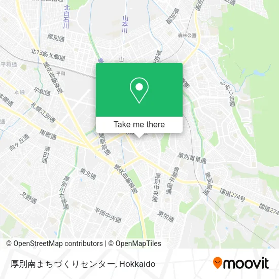 厚別南まちづくりセンター map