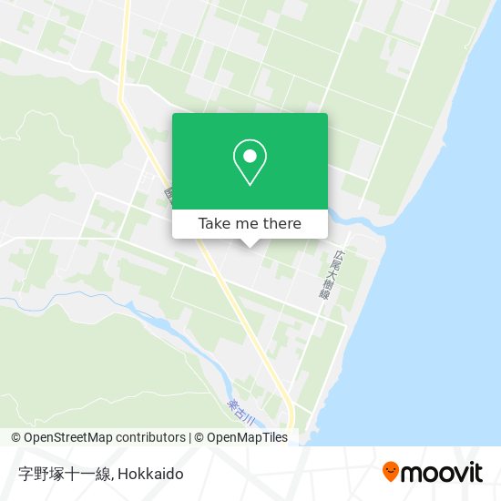 字野塚十一線 map