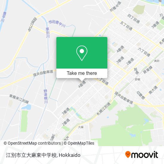 江別市立大麻東中学校 map