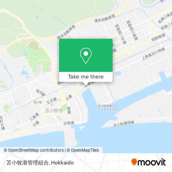 苫小牧港管理組合 map