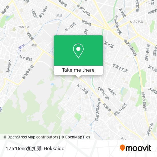 175°Deno担担麺 map