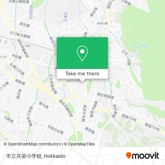 市立共栄小学校 map