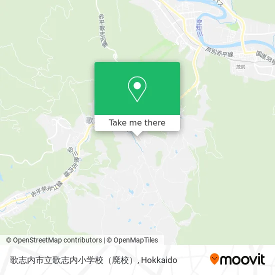 歌志内市立歌志内小学校（廃校） map