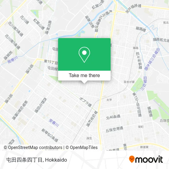 Tonden 4th Street 4-Chome map