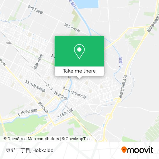 東郊二丁目 map