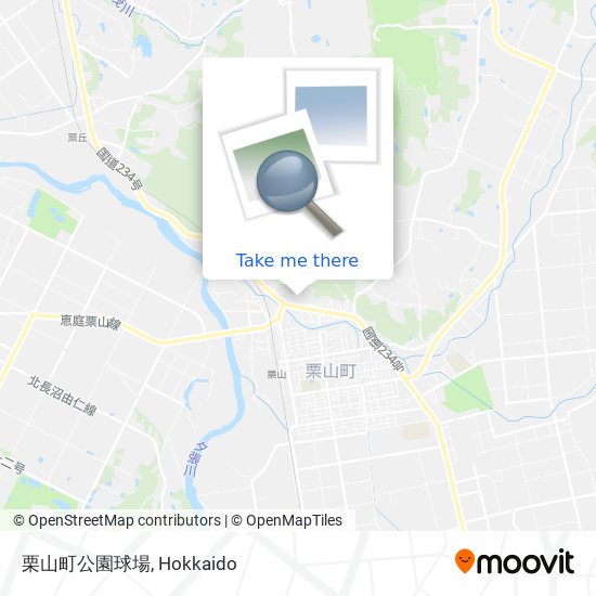 栗山町公園球場 map