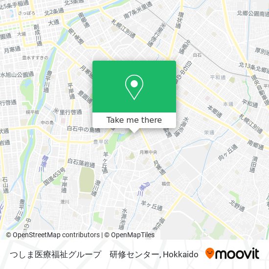 つしま医療福祉グループ　研修センター map