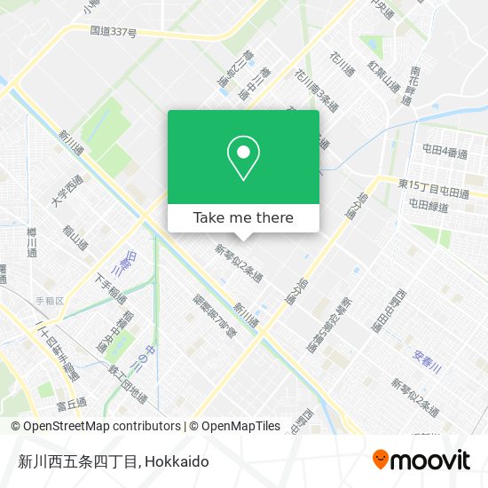 新川西五条四丁目 map