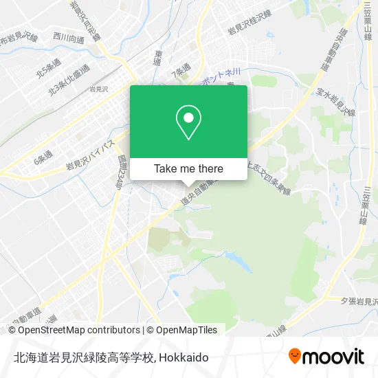 北海道岩見沢緑陵高等学校 map