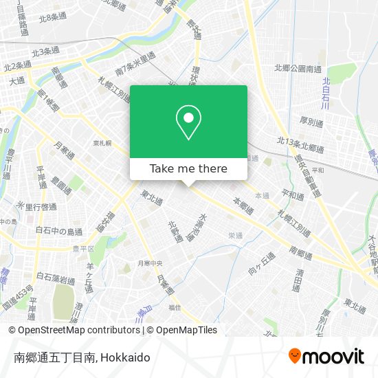 南郷通五丁目南 map