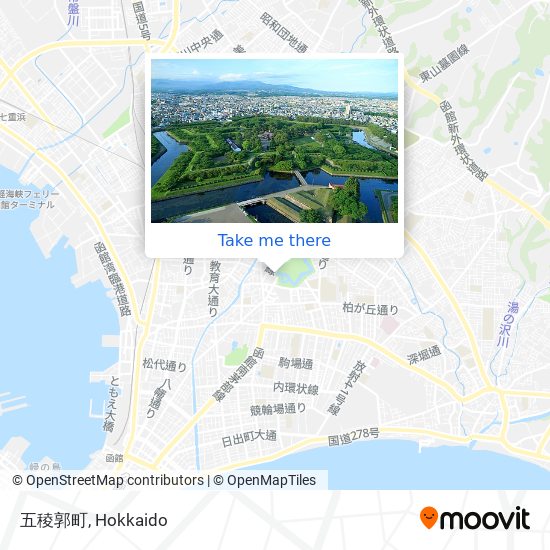五稜郭町 map