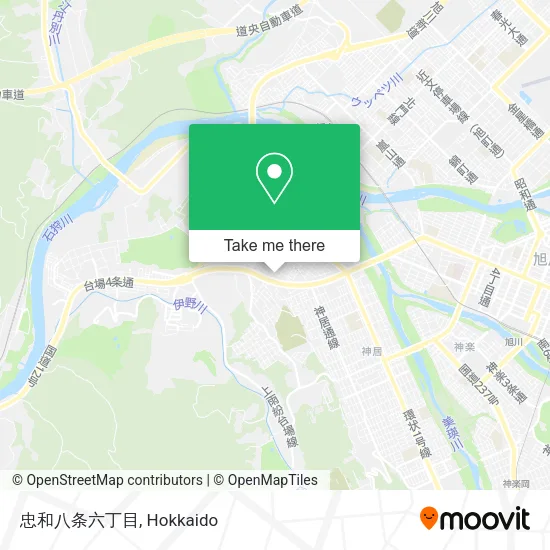 忠和八条六丁目 map