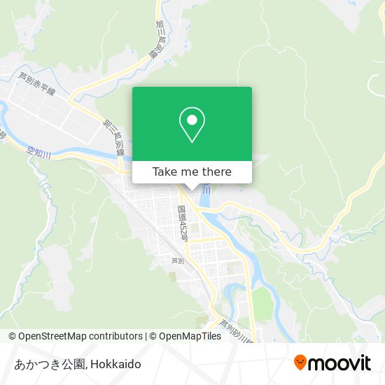 あかつき公園 map