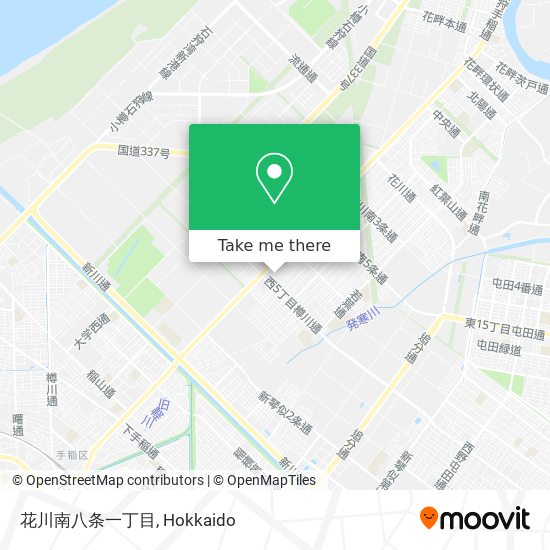 花川南八条一丁目 map