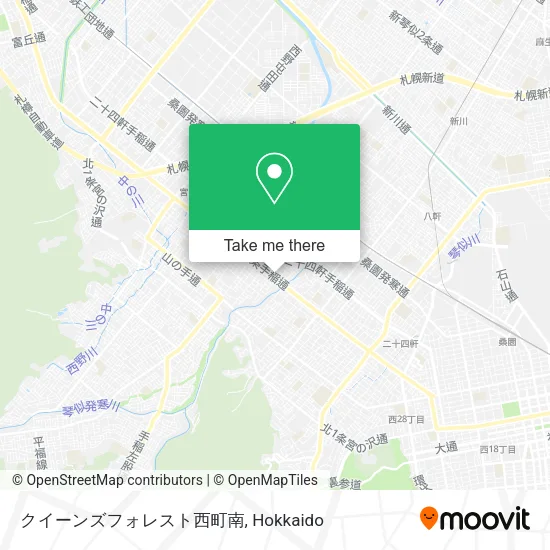クイーンズフォレスト西町南 map