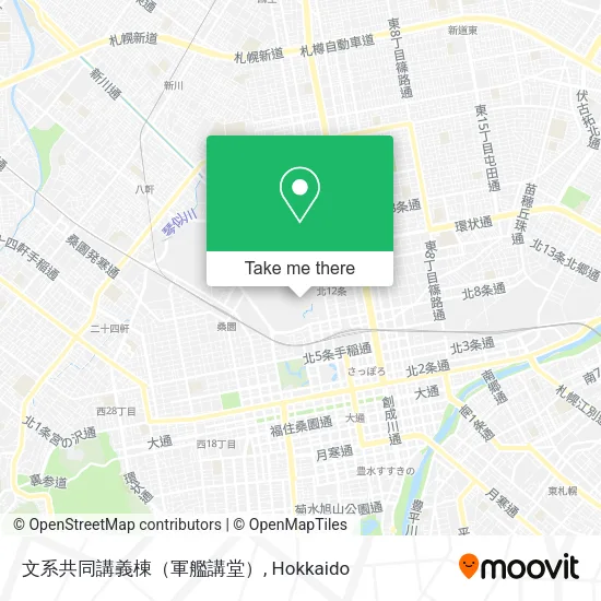 文系共同講義棟（軍艦講堂） map