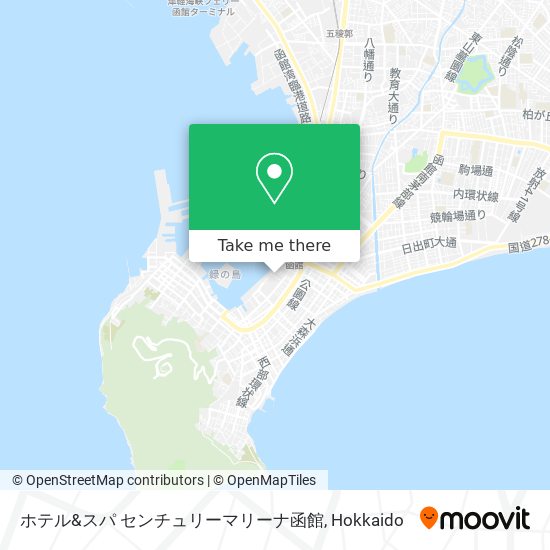 ホテル&スパ センチュリーマリーナ函館 map