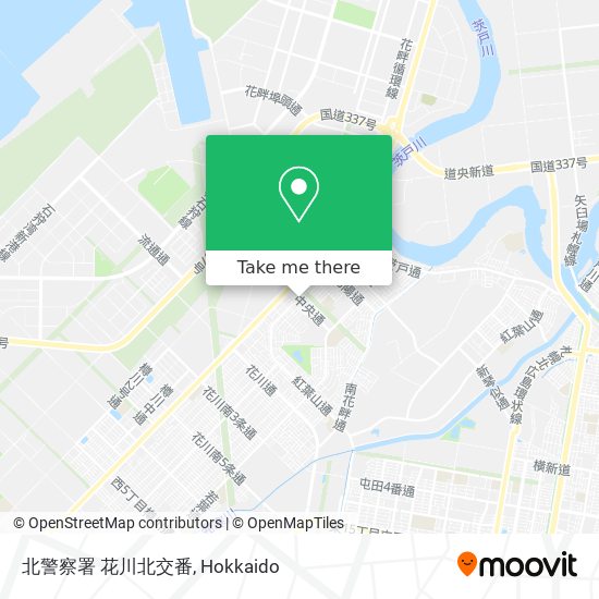 How To Get To 北警察署 花川北交番 In 石狩市 By Bus