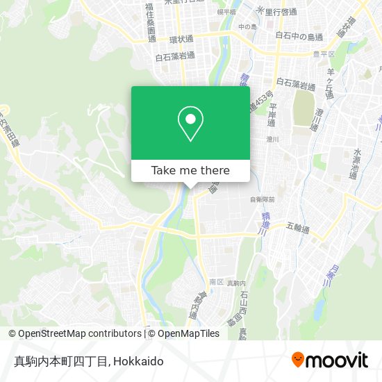 真駒内本町四丁目 map