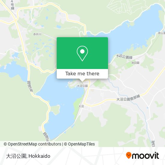 大沼公園 map