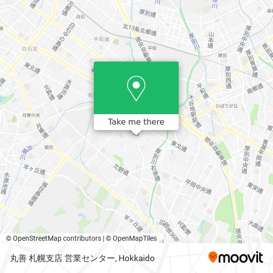 丸善 札幌支店 営業センター map