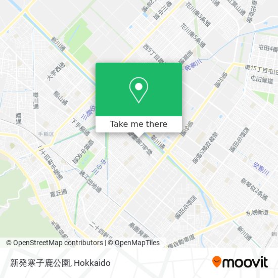 新発寒子鹿公園 map