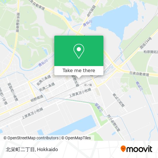 北栄町二丁目 map