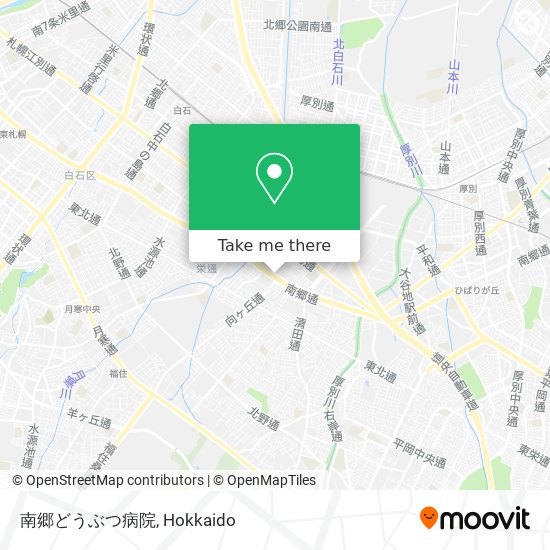 南郷どうぶつ病院 map