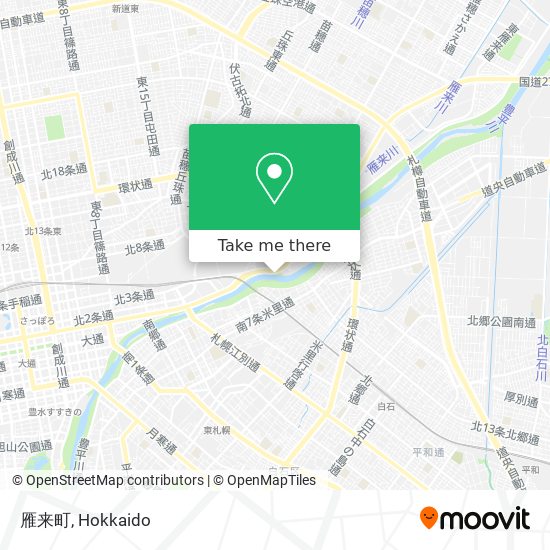 雁来町 map