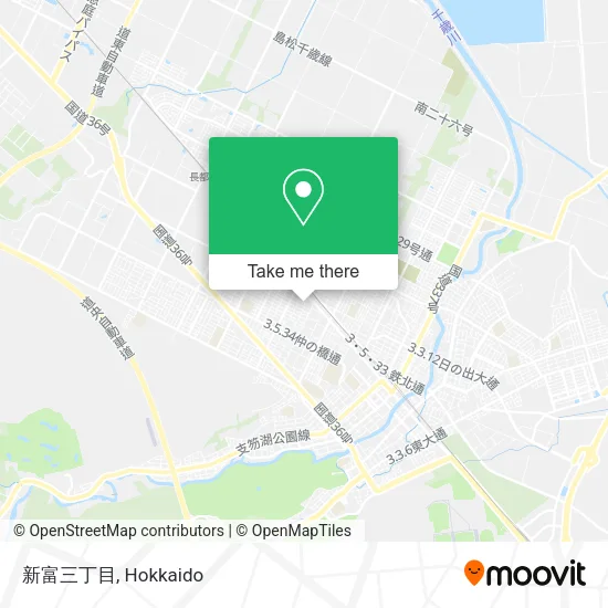 Shintomi 3rd Chome map