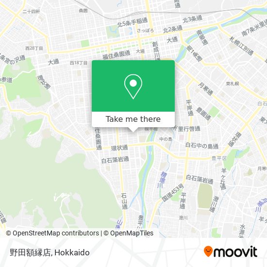 野田額縁店 map
