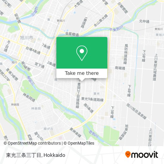 東光三条三丁目 map
